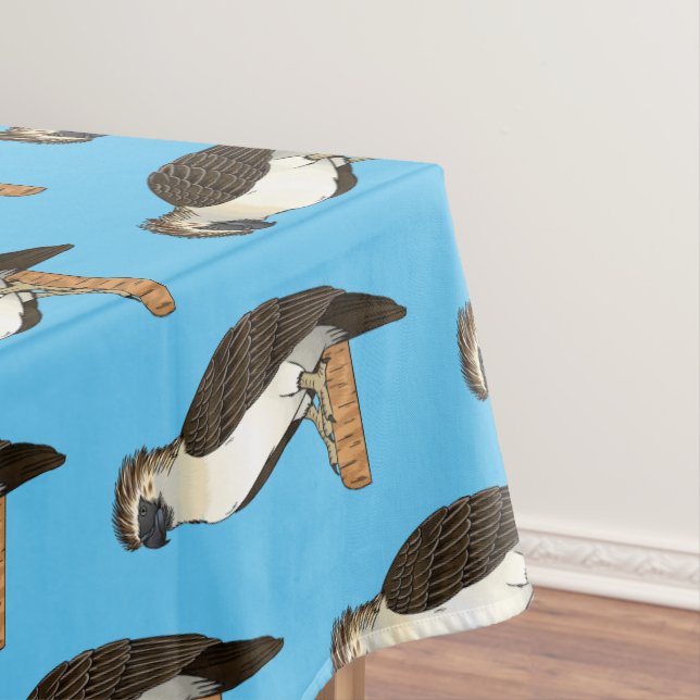 Philippinischer Adler-Cartoon Tischdecke (Beispiel)
