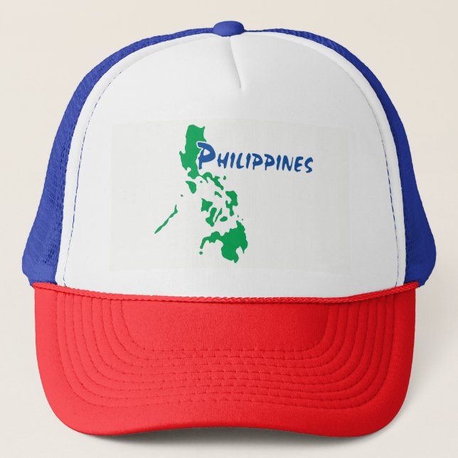 Philippinischer Stil Trucker-Hat Truckerkappe (Vorderseite)