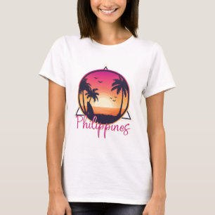 Philippinischer Stolz Strand Surfen Geschenk Phili T-Shirt