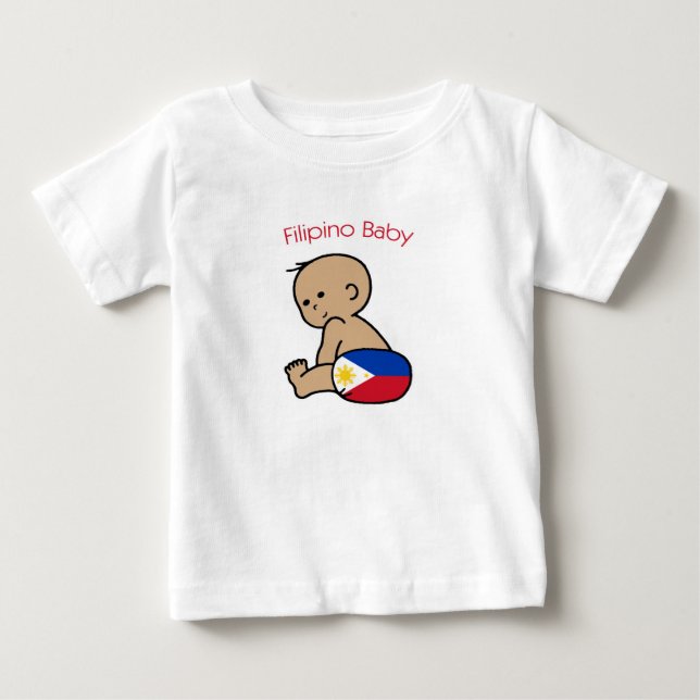 Philippinisches Baby Baby T-shirt (Vorderseite)