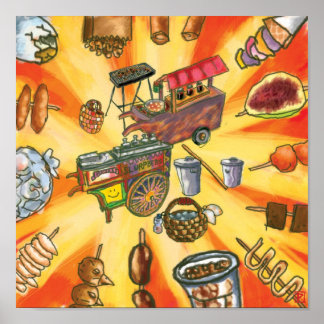 Philippinisches Essen Poster