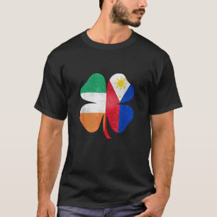 Philippinisches Kleeblatt Philippinen Irland St Pa T-Shirt