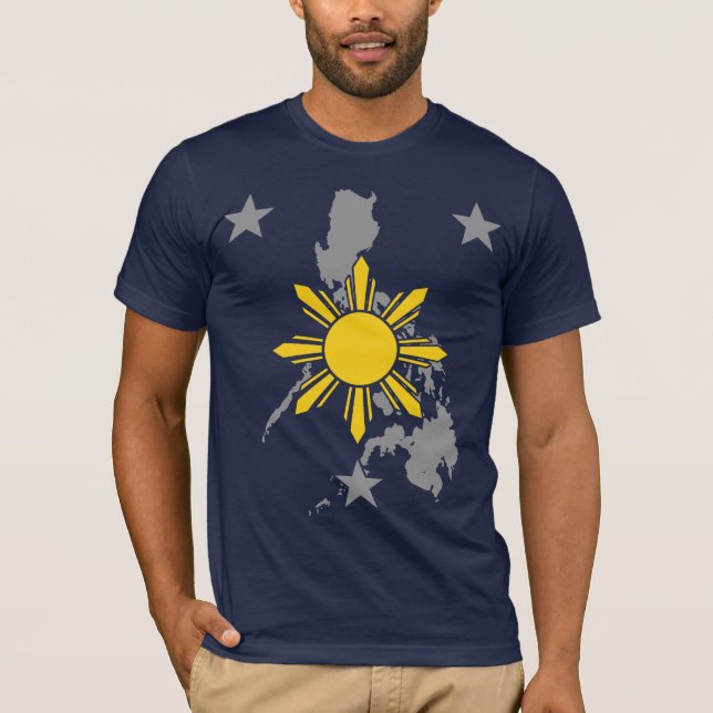 Philippinisches Sun-Stern-Land T-Shirt (Vorderseite)