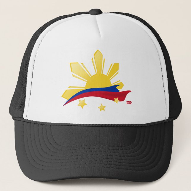 Philippinisches Symbol Truckerkappe (Vorderseite)