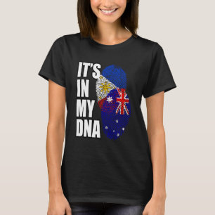 philippinisches und australisches Mix-DNA-Flaggeng T-Shirt