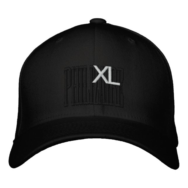 Philizaire XL Hat Bestickte Kappe (Vorderseite)