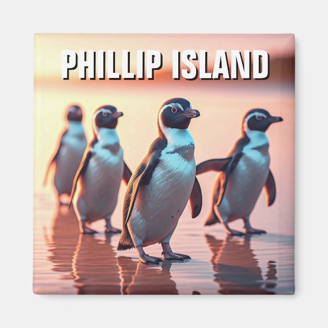 Phillip Island Australien Magnet (Vorne)