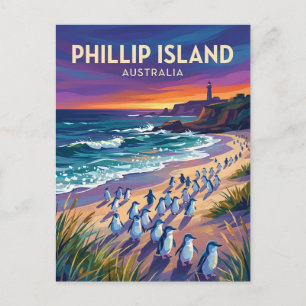 Phillip Island Australien Postkarte