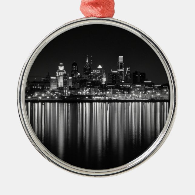 Phillip night b/w silbernes ornament (Vorne)
