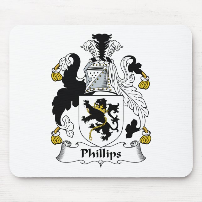 Phillips-Familienwappen Mousepad (Vorne)