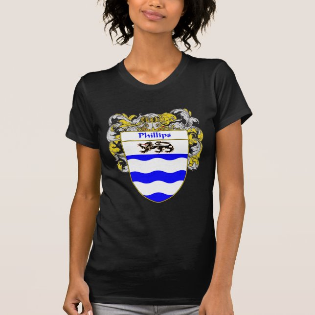 Phillips-Wappen (überzogen) T-Shirt (Vorderseite)