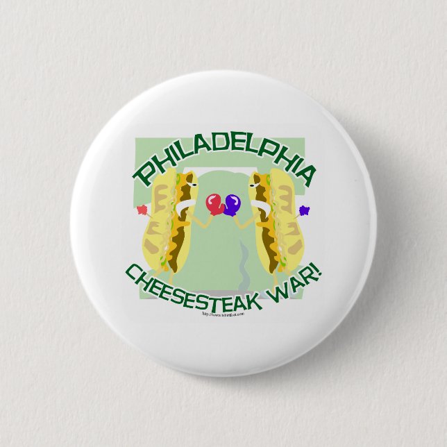 Philly Cheesteak War Button (Vorderseite)