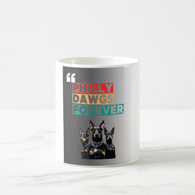 Philly Dawgs Forever Mug – Philly Pride Coffee Kaffeetasse (Mittel)
