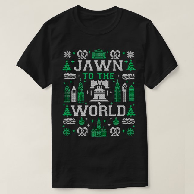Philly Fan Philadelphia Ugly Weihnachtsgebäck zu d T-Shirt (Design vorne)