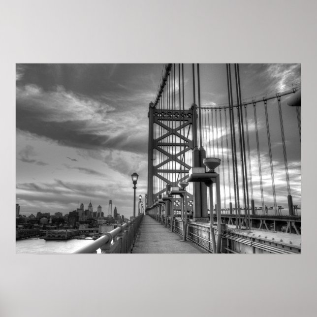 Philly from the bridge poster (Vorne)