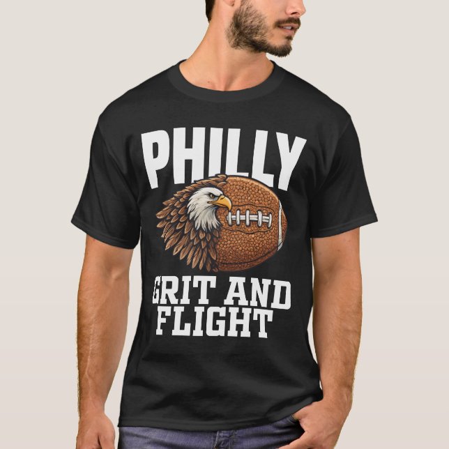PHILLY GRIT AND FLIGHT -  PHILADELPHIA FOOTBALL T-Shirt (Vorderseite)
