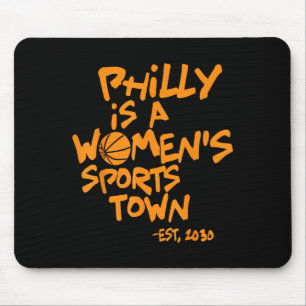 Philly ist eine Sportstadt für Frauen Ostbahnhof 2 Mousepad