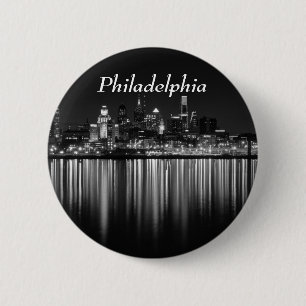 Philly Nacht b/w Button