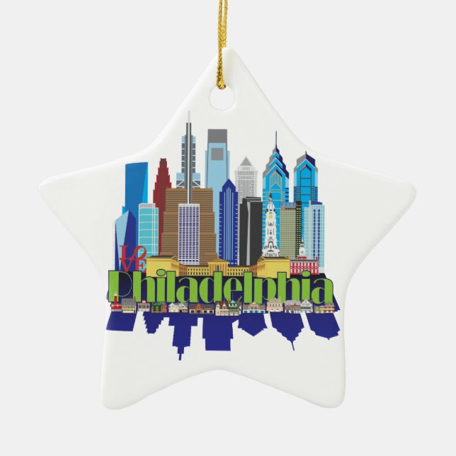 Philly neue Ikone Keramikornament (Vorne)