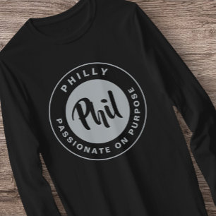 Philly Passion Phan Vintage noir T-shirt rétro