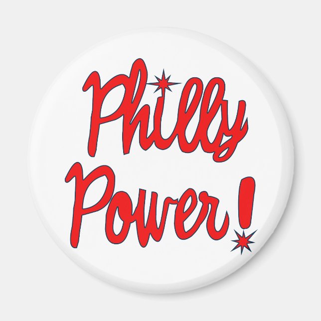 Philly Power! T - Shirt, Hoodies, Baseball-T-Shirt Magnet (Vorne)