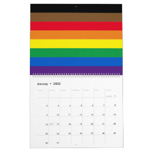 Philly Pride Diversity inklusive Regenbogenflagge Kalender