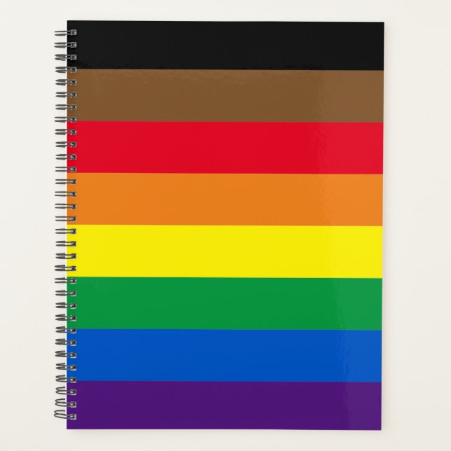 Philly Pride Diversity inklusive Regenbogenflagge Planer (Vorderseite)