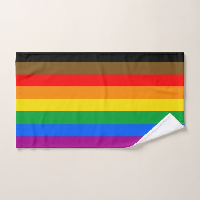 Philly Rainbow Pride Flag Handtuch (Handtuch)