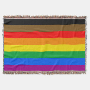 Philly Regenbogen-Stolzflagge Decke