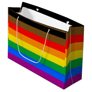Philly Regenbogen-Stolzflagge Große Geschenktüte
