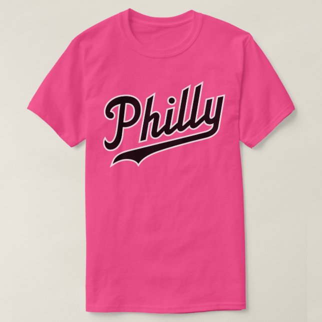 Philly Script Orange T-Shirt (Design vorne)