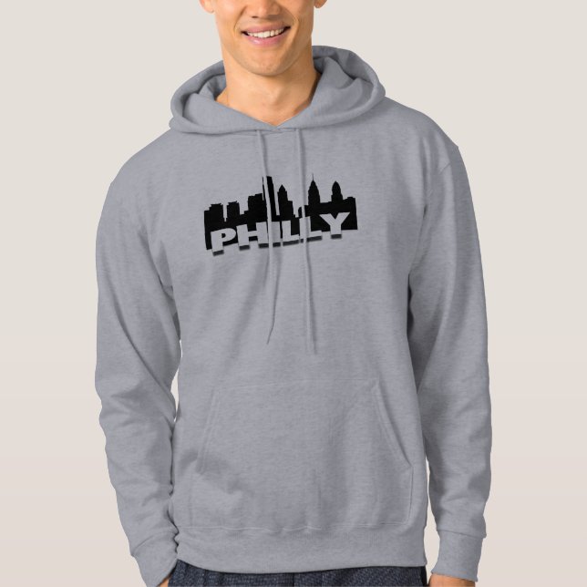Philly Skyline Sweat - shirt à capuche (Devant)