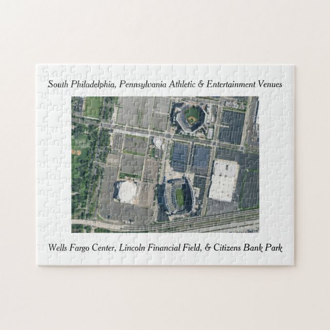 Philly Sports & Entertainment  Fac. Jigsaw Puzzle (Horizontal)
