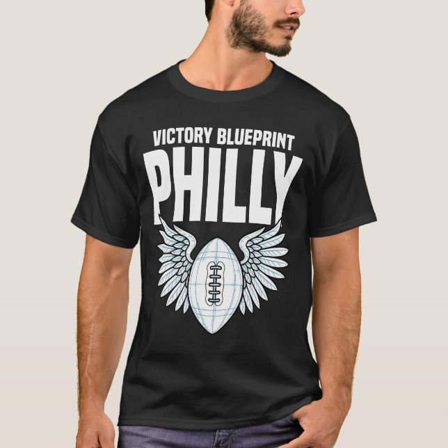 PHILLY VICTORIA BLUEPRINT - PHILADELPHIA FOOTBALL T-Shirt (Vorderseite)