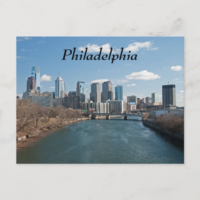 Philly Winter Postkarte (Vorderseite)