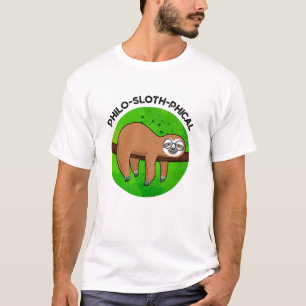 Philo-sloth-phical Funny Animal Sloth Pun T-Shirt