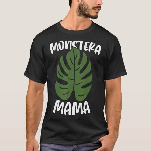 Philodendron Monstera Deliciosa Schweizer Käse Hau T-Shirt (Vorderseite)