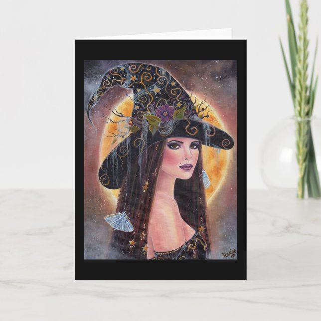 Philomena Halloween carte éffrayante sorcière par  (Devant)
