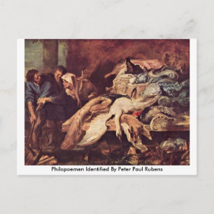 Philopoemen identifiziert von Peter Paul Rubens Postkarte