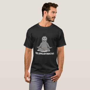 Philoslothical philosophischer Sloth-T - Shirt
