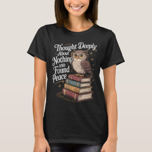 Philosoph dachte tiefgründige Philosophie Pun Joke T-Shirt