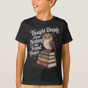 Philosoph dachte tiefgründige Philosophie Pun Joke T-Shirt
