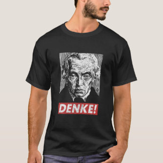 Philosoph Immanuel Kant Denke denken Sapere Aude T-Shirt
