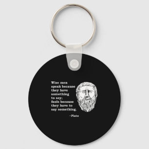 Philosoph Plato Zitat - Philosophie Student Nerd Schlüsselanhänger