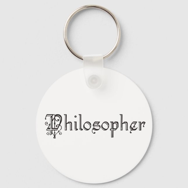 Philosoph Schlüsselanhänger (Vorderseite)
