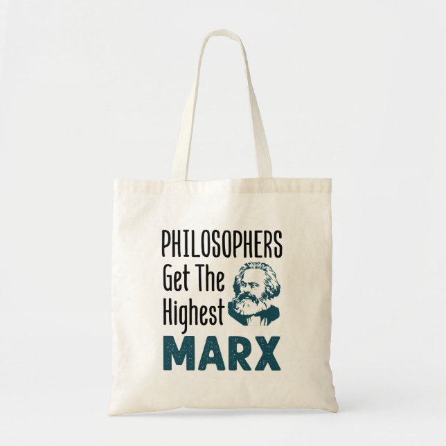 Philosophen erhalten die höchste Marx Philosophie  Tragetasche (Vorne)
