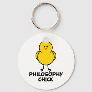 Philosophie Chick Schlüsselanhänger