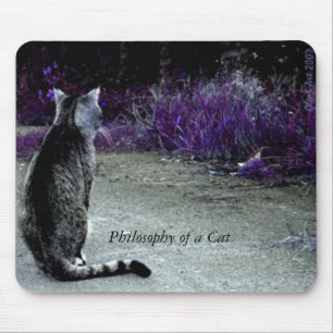 Philosophie einer Katze Mousepad