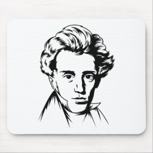 Philosophie-Existenzialist portra Soren Mousepad