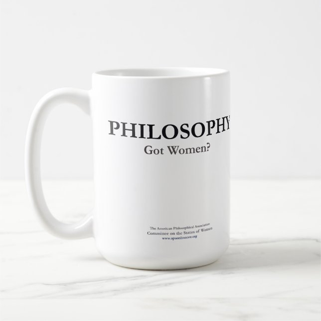 PHILOSOPHIE - got Frauen? Tasse (Links)